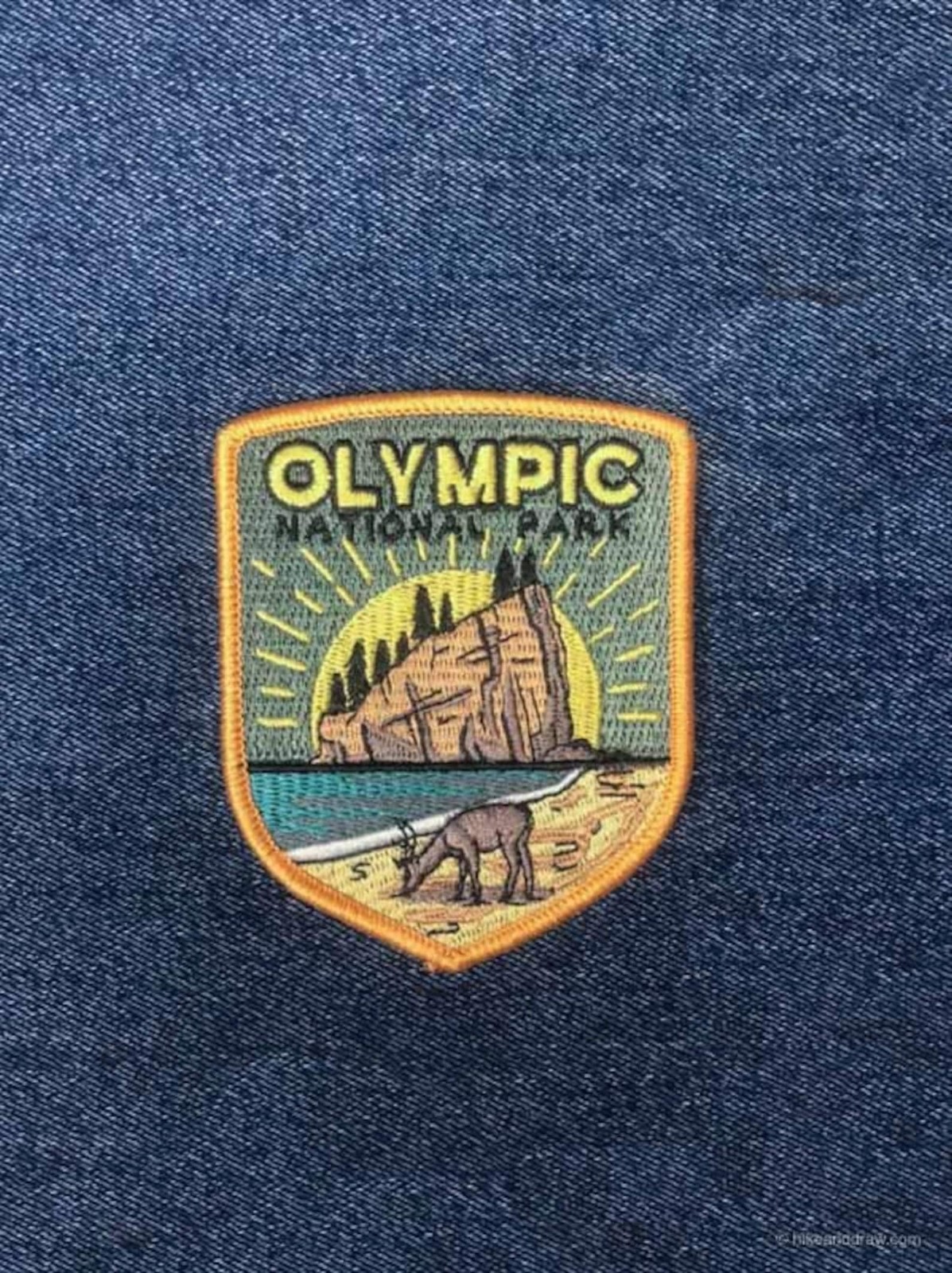 Olympic National Park Patch Iron-On Applique Souvenir Gift