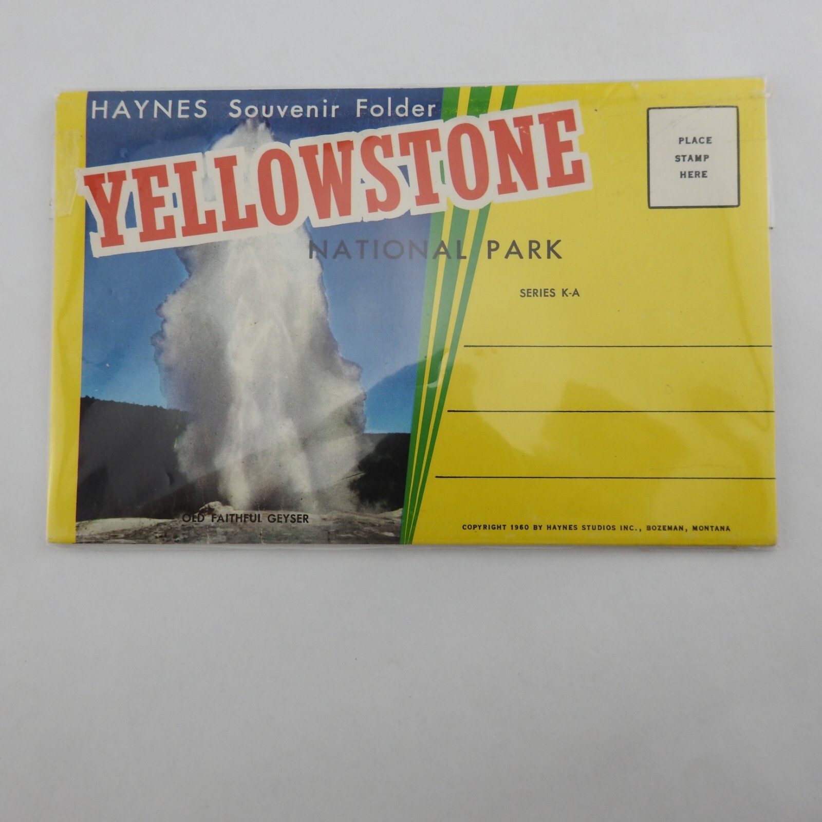 Vintage Yellowstone National Park Ephemera Mixed Lot Papers Postcard View Master