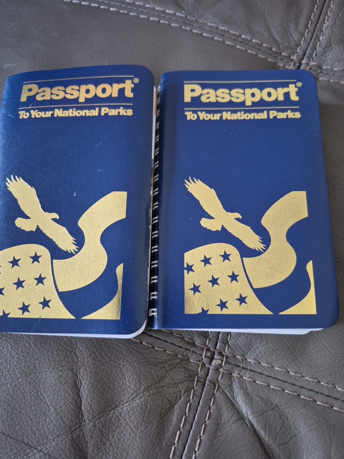 2 Books Passport to Your National Parks- Eastern National- Navy Spiral Bond 2017