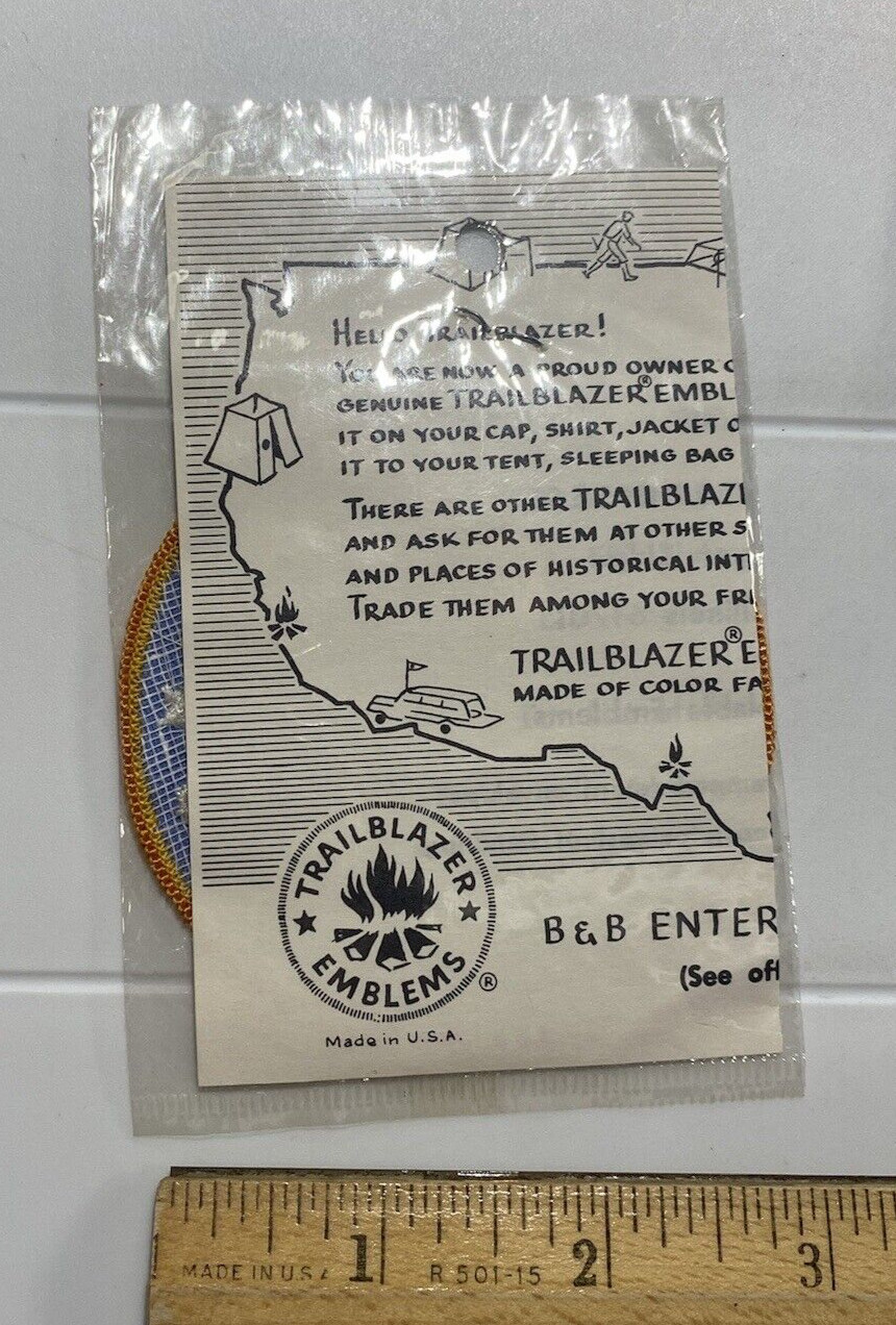 NIP Vintage Olympic National Park Washington WA Round Trailblazer Emblem Patch