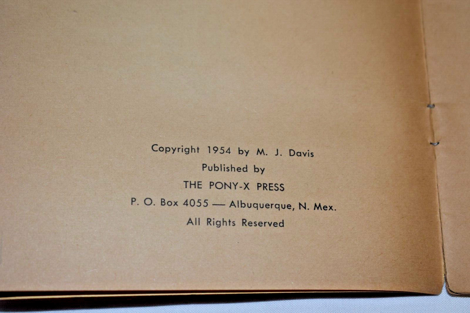 Nobody Here but us Bats by M.J. Davis SC Book Carlsbad Caverns Cartoon Cavalcade