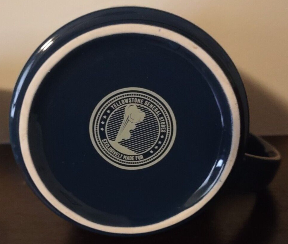 Yellowstone National Park General Store Buffalo Embossed Cup Mug