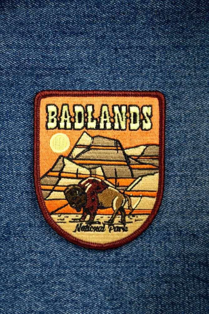 Badlands National Park Patch Iron-On Applique Souvenir Gift