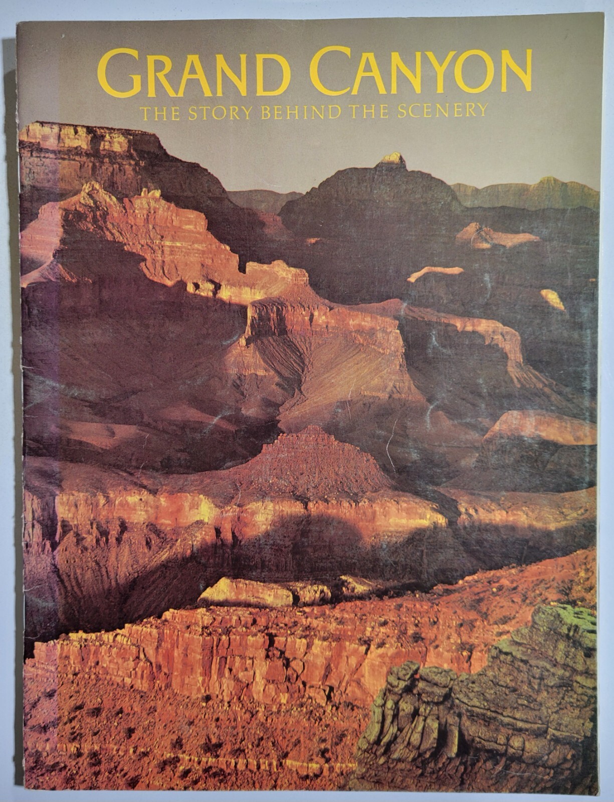 1975 Grand Canyon The Story Behind The Scenery Merrill Beal Photos Map Paperback