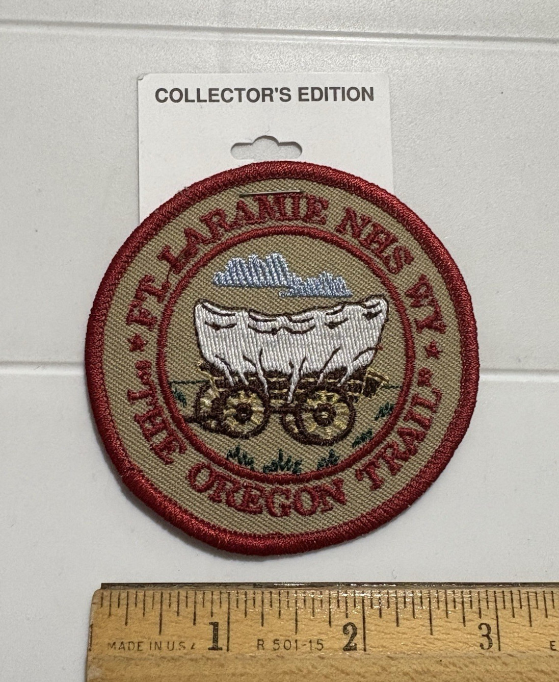 NIP Fort Laramie Wyoming National Historic Site Oregon Trail Embroidered Patch