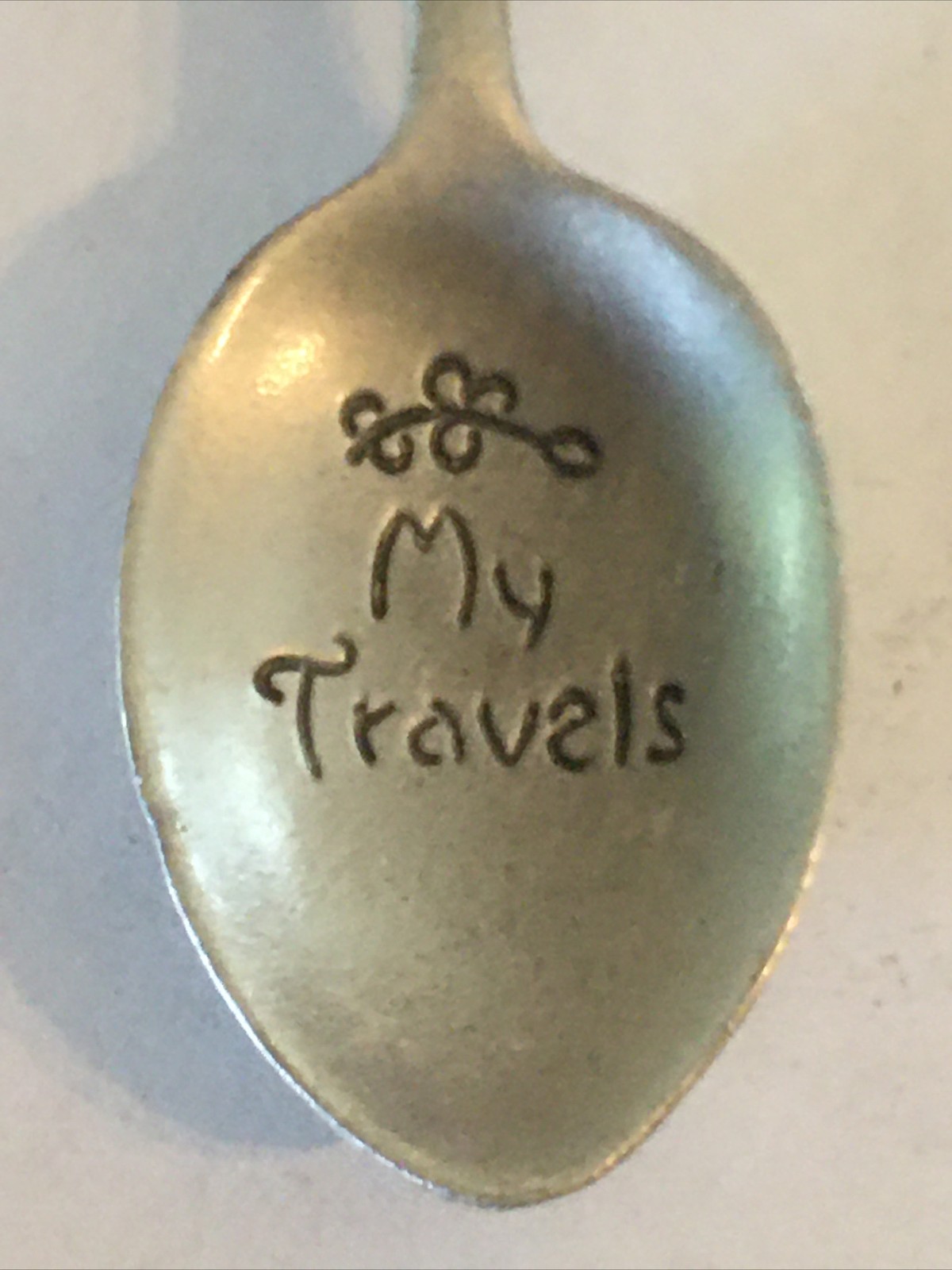 Mount Rainier National Park Pewter Vintage Souvenir Spoon Collectible
