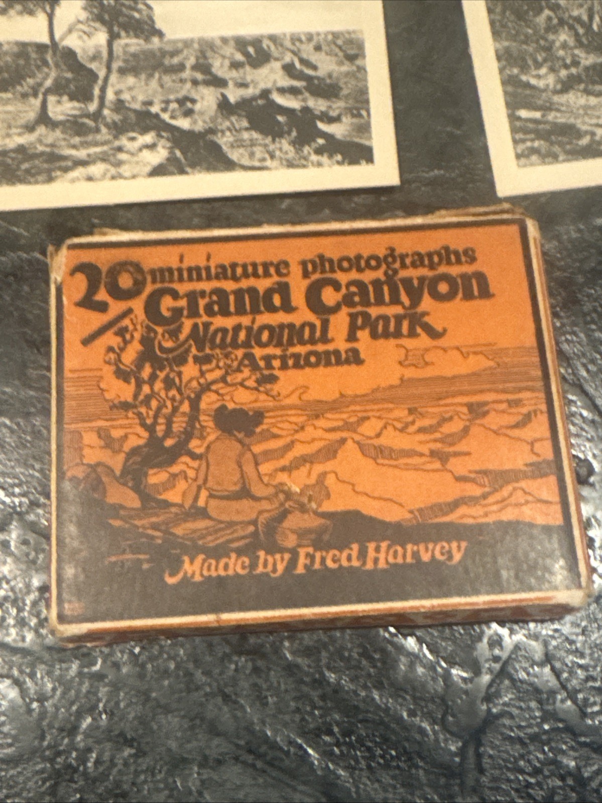 c1920 21 Miniature Photographs Grand Canyon National Park By Fred Harvey Navajo