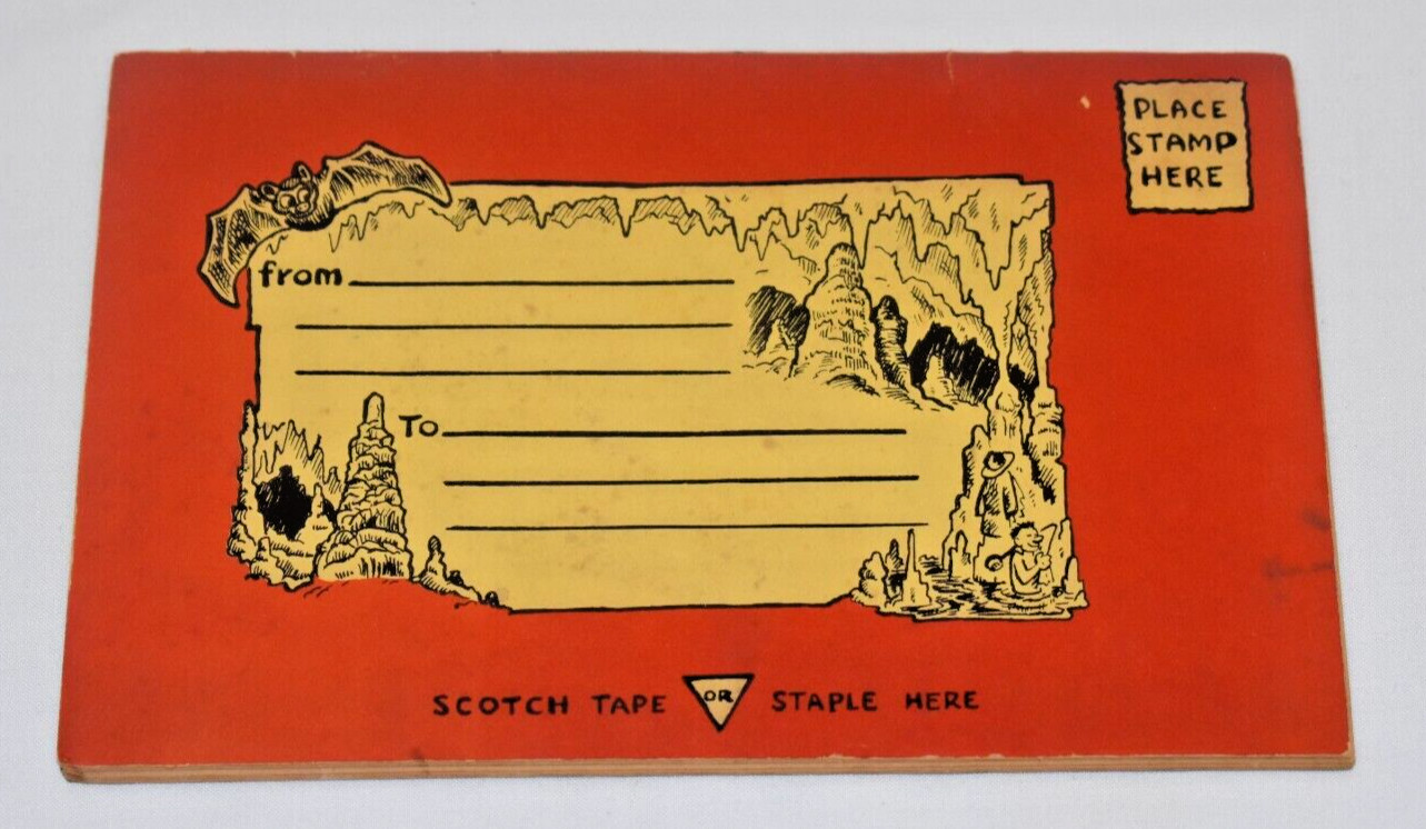 Nobody Here but us Bats by M.J. Davis SC Book Carlsbad Caverns Cartoon Cavalcade