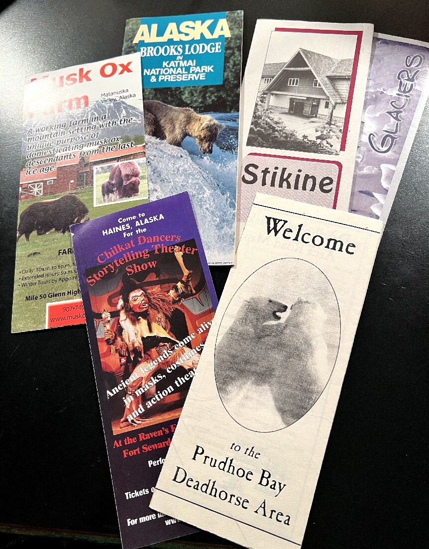 15 Alaska Parks Historic Pamphlets & Handbills Portage Whittier Nenana Skagway+