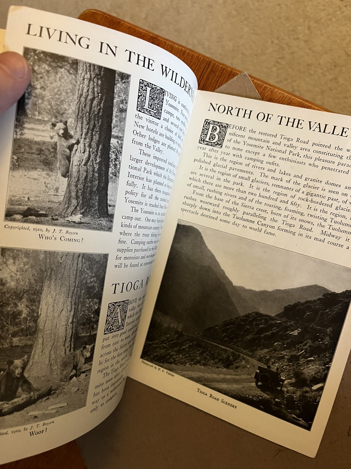 Vintage Yosemite National Park Photo Guide Paperback book