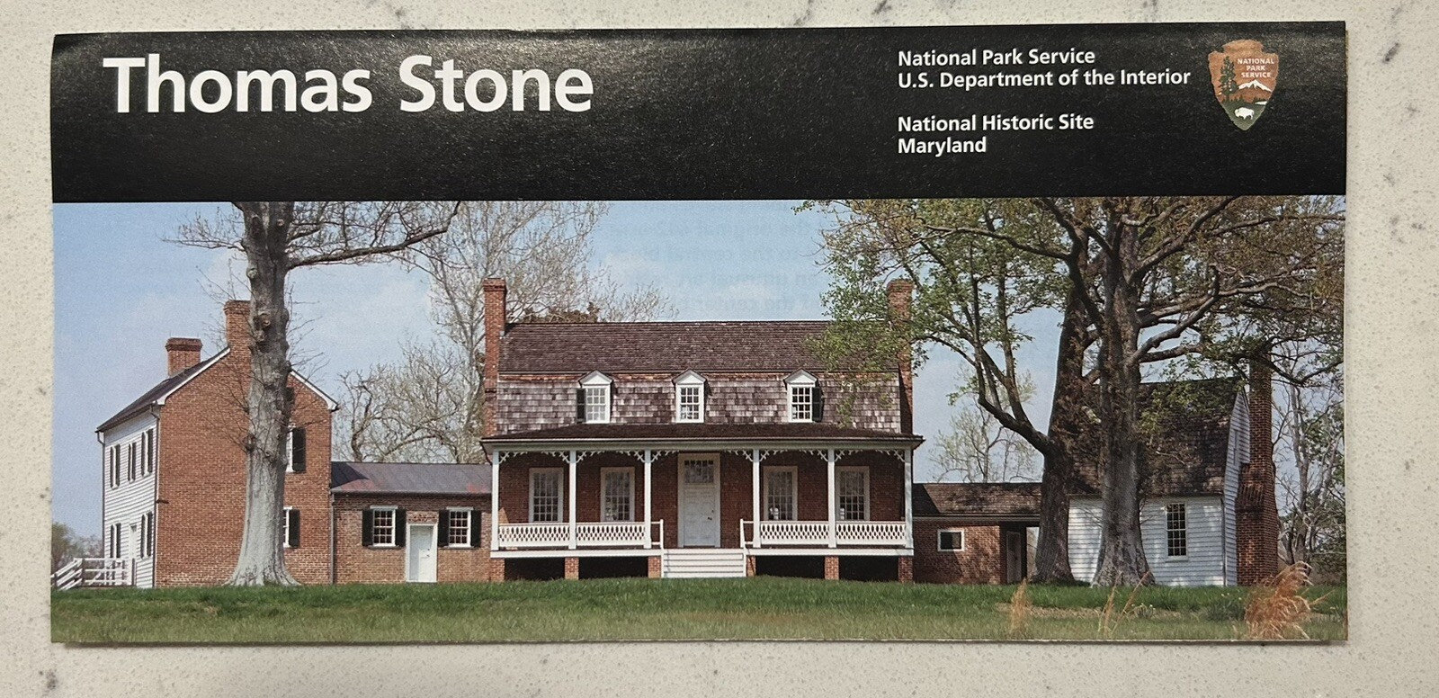 THOMAS STONE National Park Service Brochure, Signer Declaration of Independence