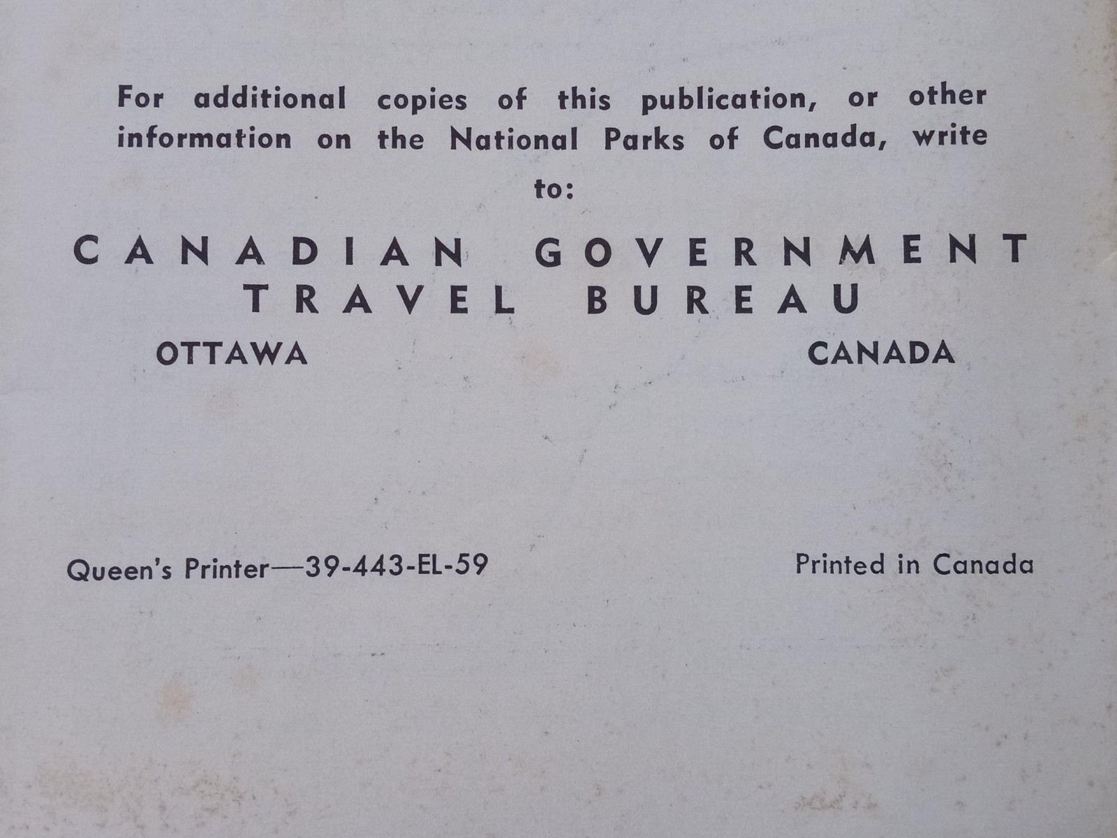 BANFF JASPER and COLUMBIA ICE FIELD HIGHWAY Map 1959 Brochure Alberta Canada