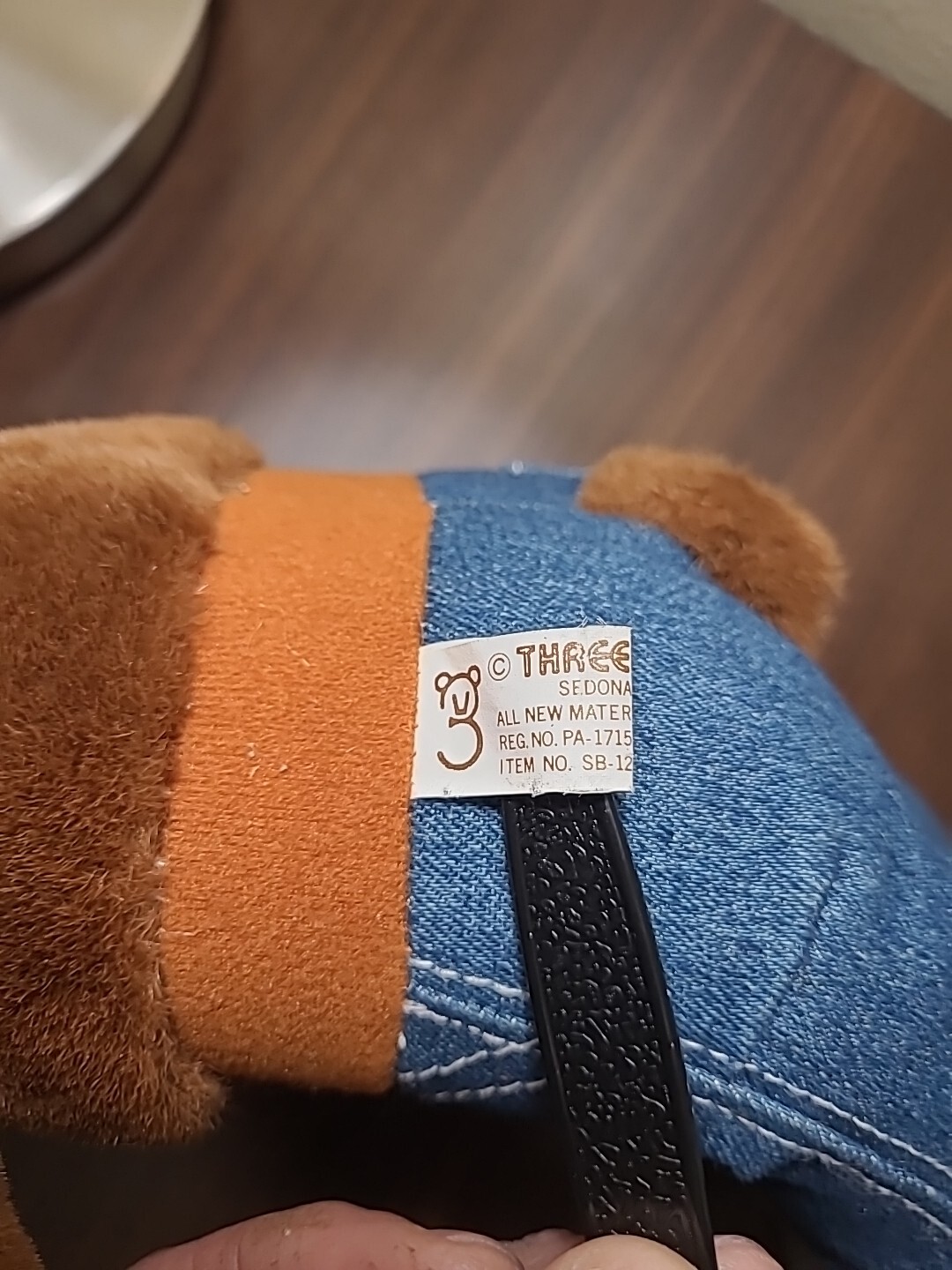 VTG Smokey The Bear Plush Bear 12″ Three Bears Inc 1980s