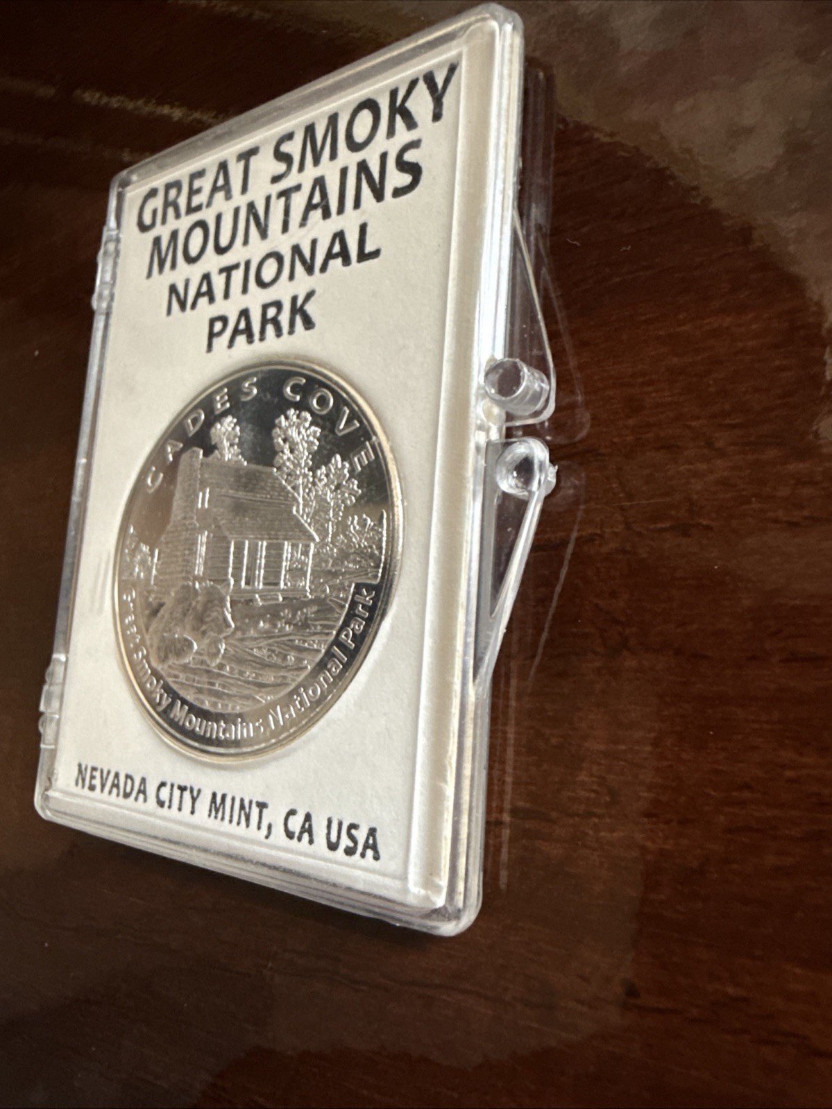 Great Smoky Mountains National Park Medal – Nevada City Mint – New In Case
