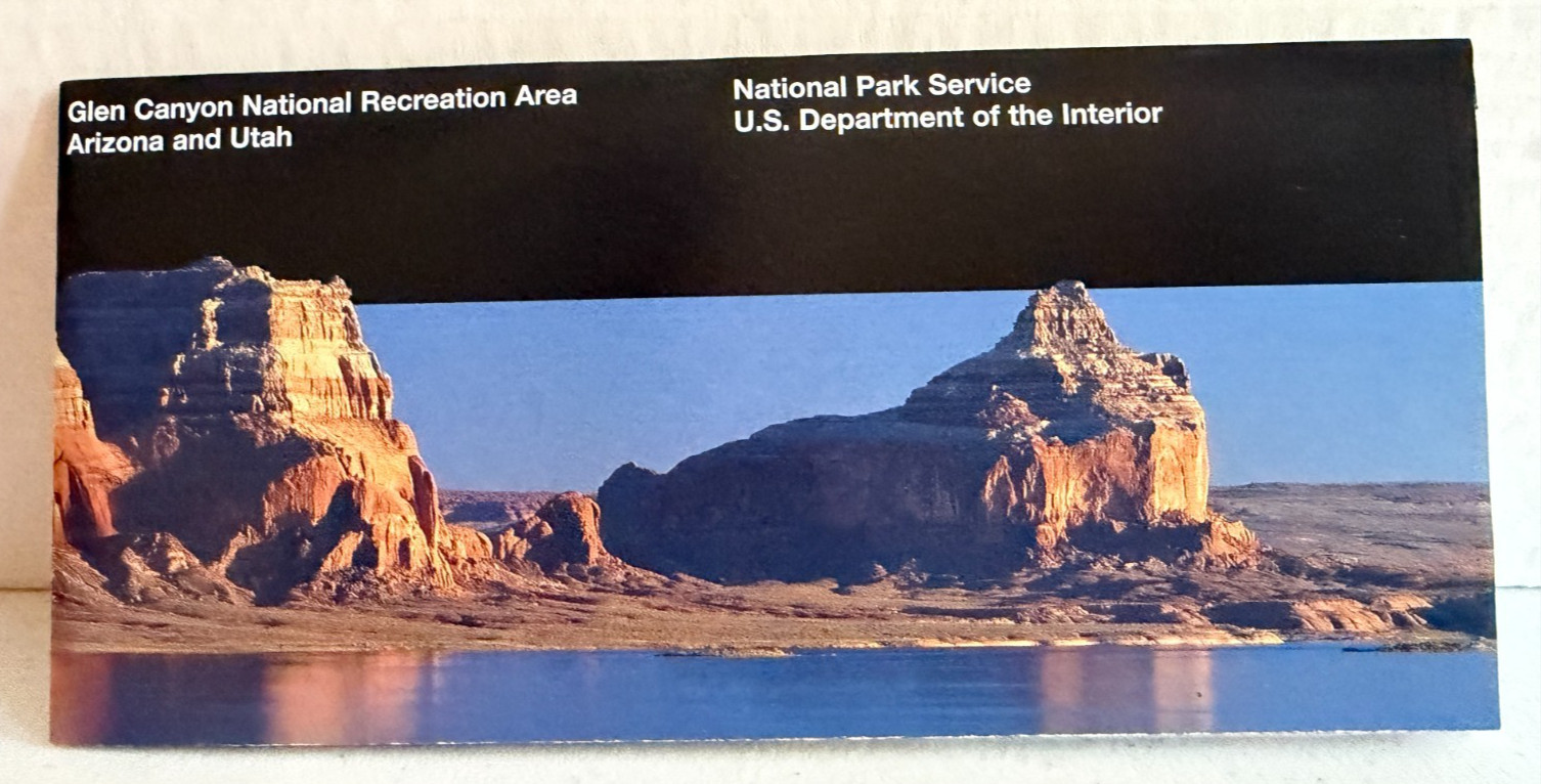 Vintage Glen Canyon National Park Official Map and Guide US Dept of Interior!