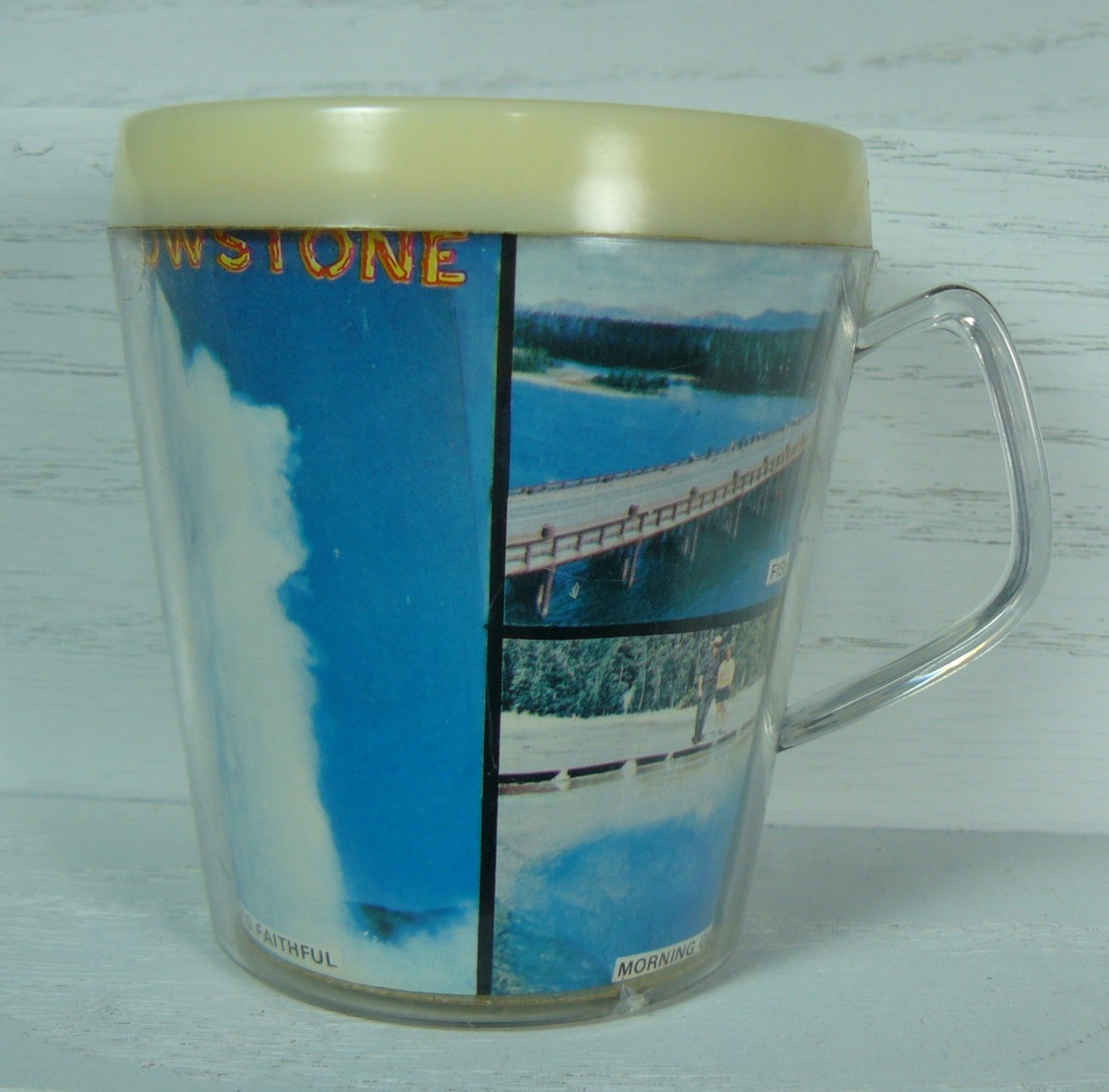 Yellowstone Souvenir Thermal Mug – Grotto Geyser – Old Faithful – Morning Glory