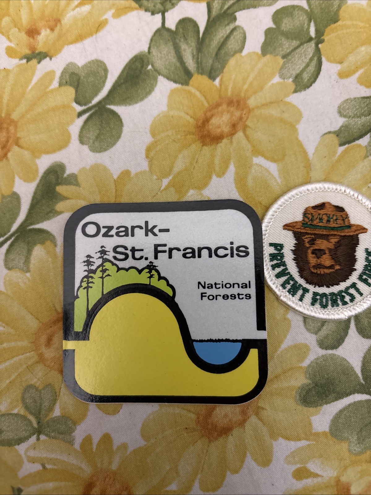 St. Francis National Forest Reflective Sticker & Small Smokey Patch