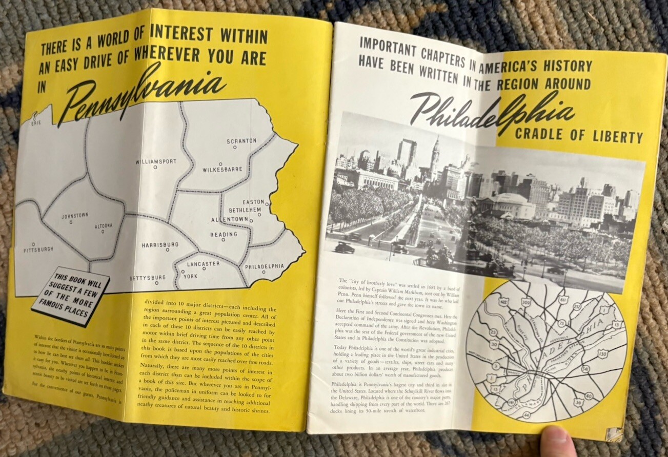 1948 Union Pacific Railways Tours Booklet Grand Canyon Zion & Bryce Canyon