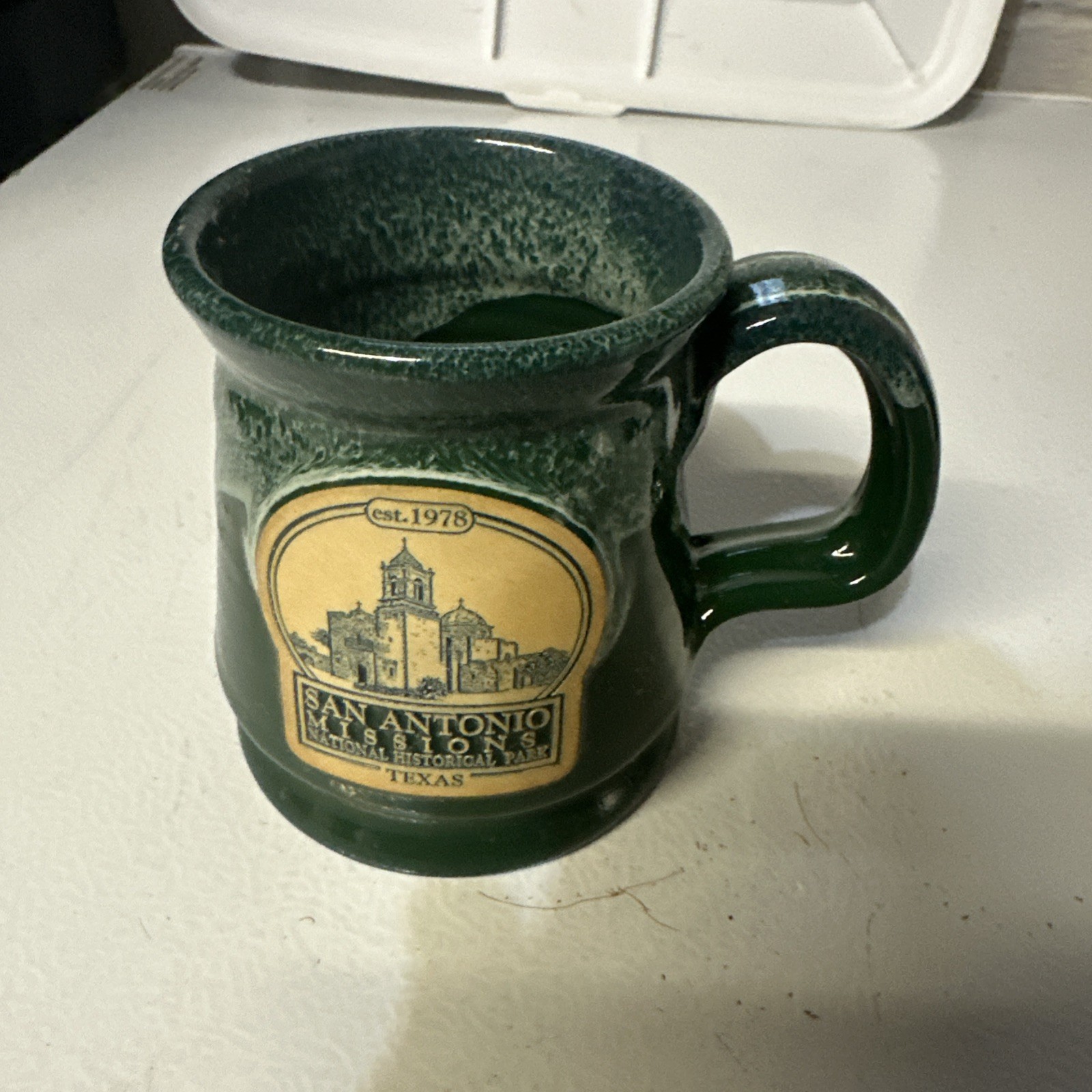 Deneen Pottery San Antonio Missions National Historical Park Souvenir Mug Texas.