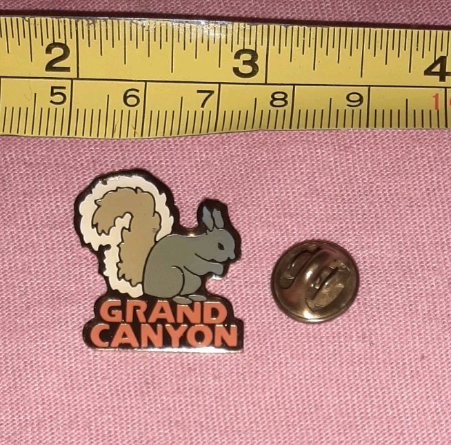 Grand Canyon National Park Abert’s Squirrel Travel Souvenir Jacket Lapel Pin