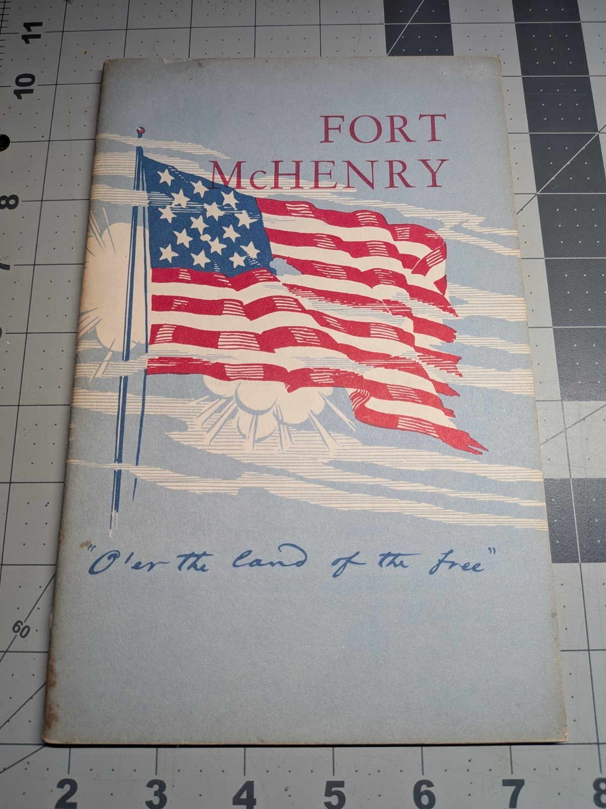 Fort McHenry History Booklet 1961 National Park Service