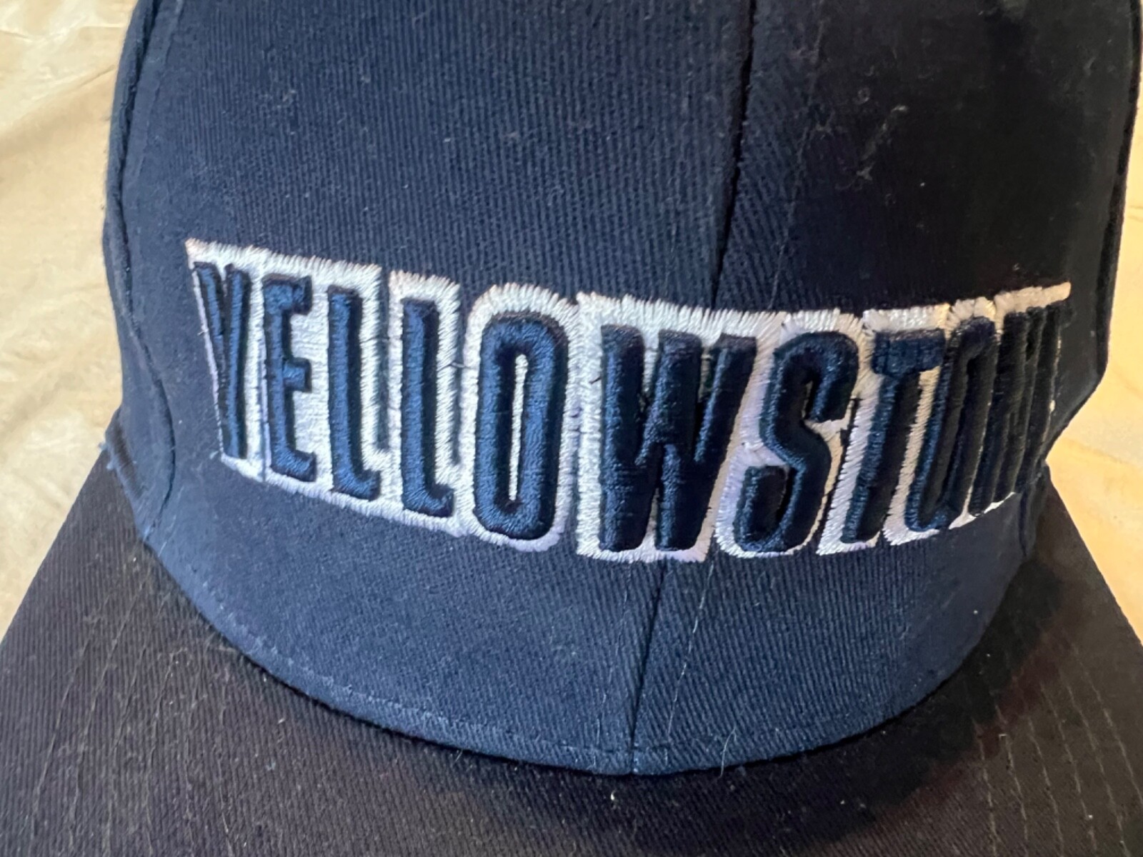 YELLOWSTONE NATIONAL PARK Blue Baseball Hat Cap Wyoming Montana