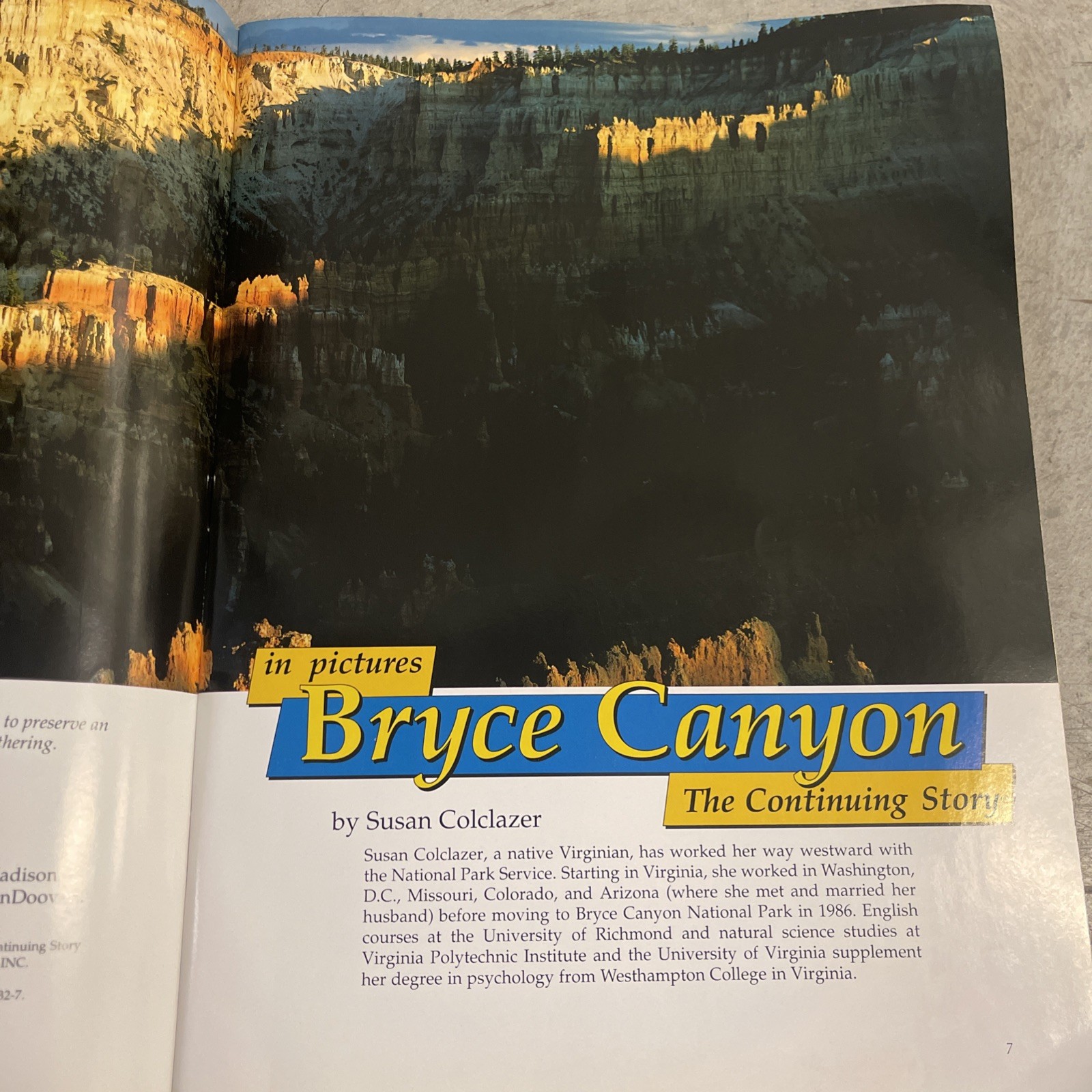 Bryce Canyon & Grand Canyon National Park Photo Books Travel Nature Lot 2