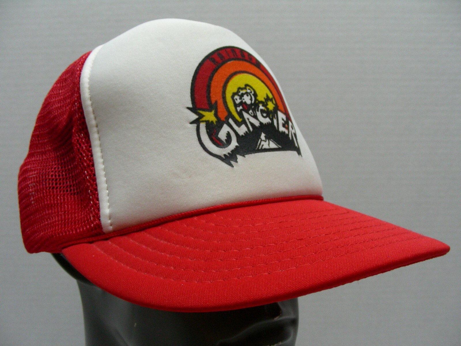 RAINBOW GLACIER – National Park – One Size Trucker SNAPBACK Baseball Cap Hat!