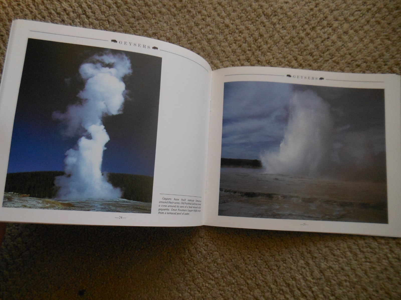 1983 Yellowstone Explorers Guide Carl Schreier National Park Hot Springs Geysers