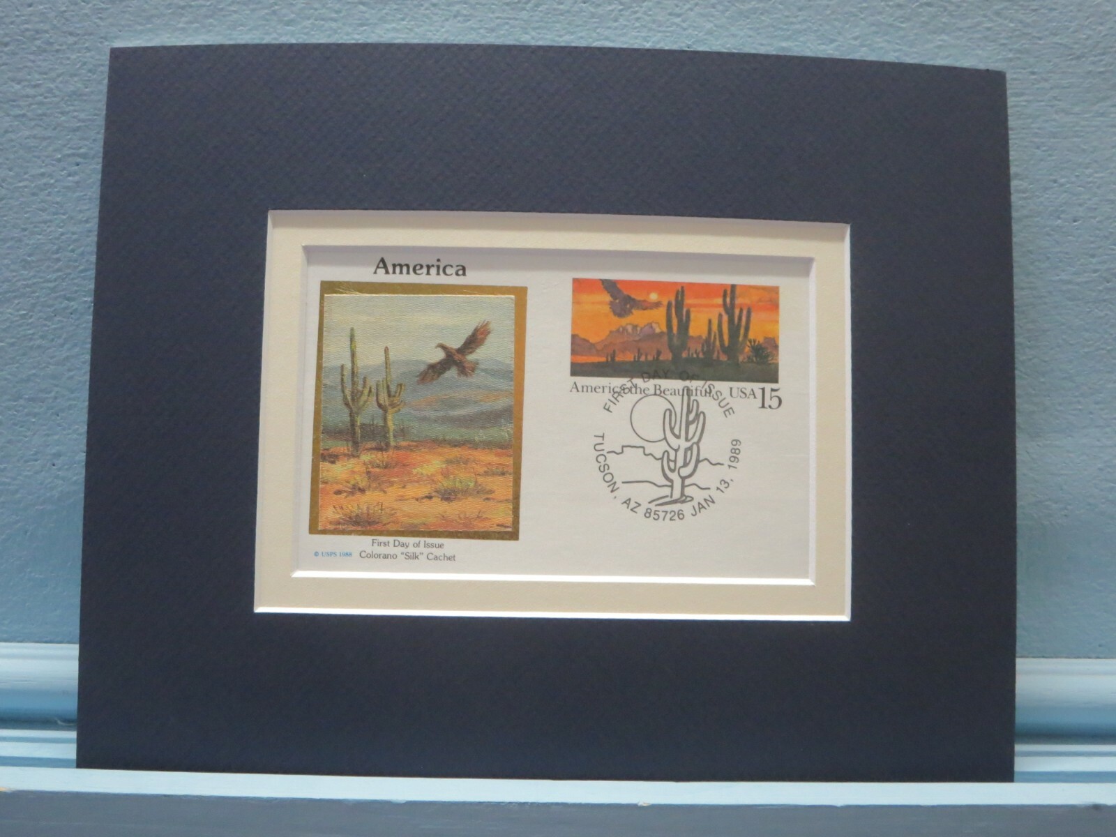 Scenic America – Arizona’s Sonora Desert & First Day Cover of its own stamp