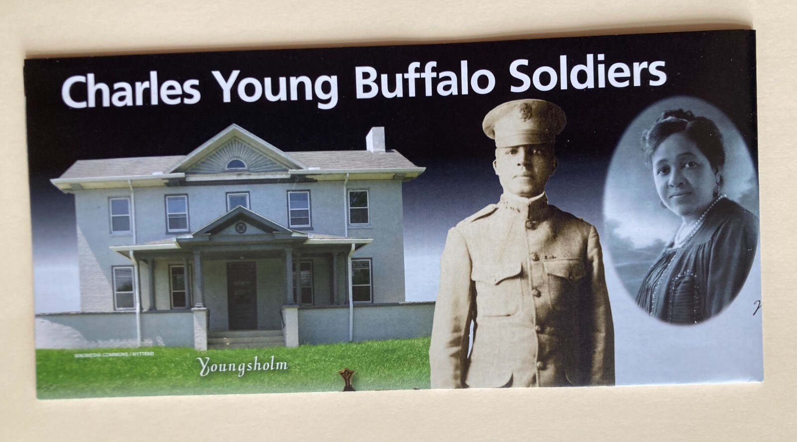 CHARLES YOUNG BUFFALO SOLDIERS NATIONAL PARK UNIGRID BROCHURE BLACK HISTORY OHIO