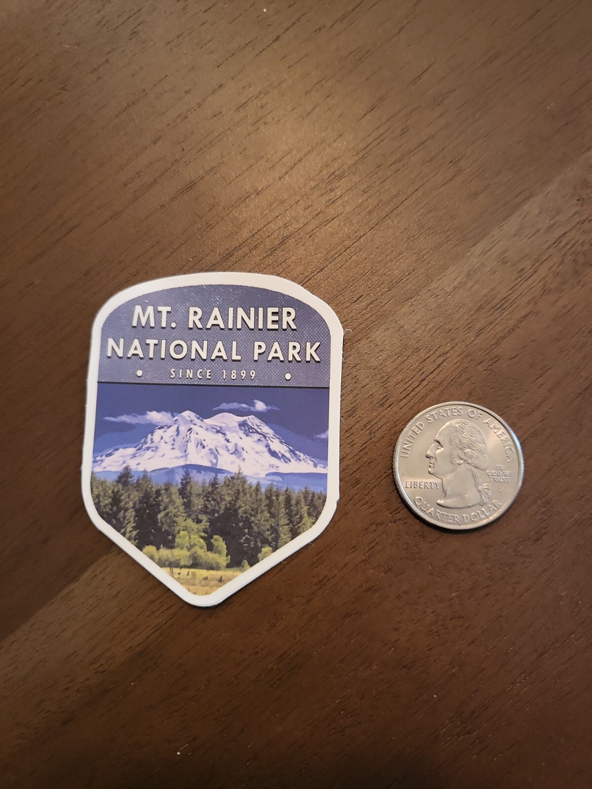 Mount Rainier National Park Sticker Decal
