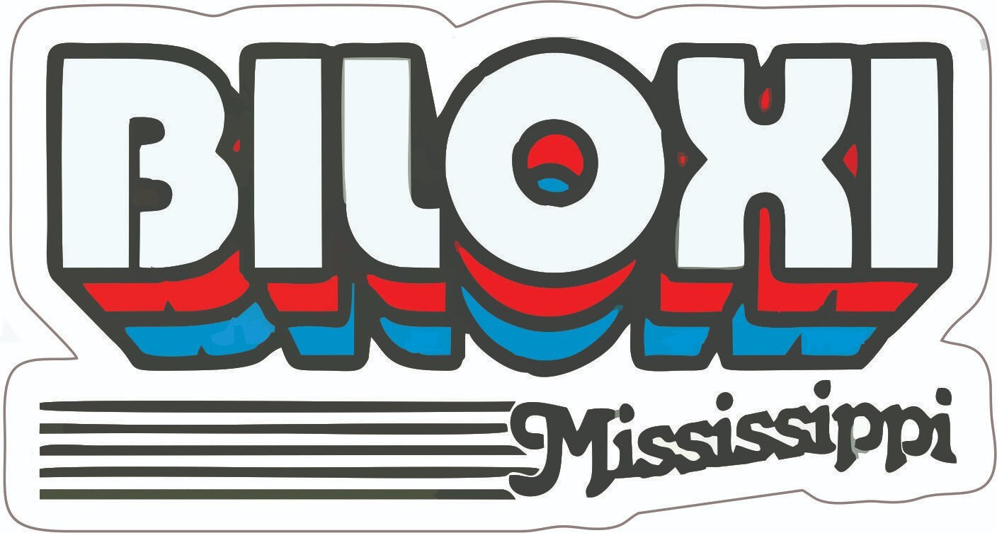 Biloxi Mississippi Sticker Decal Bumper Sticker
