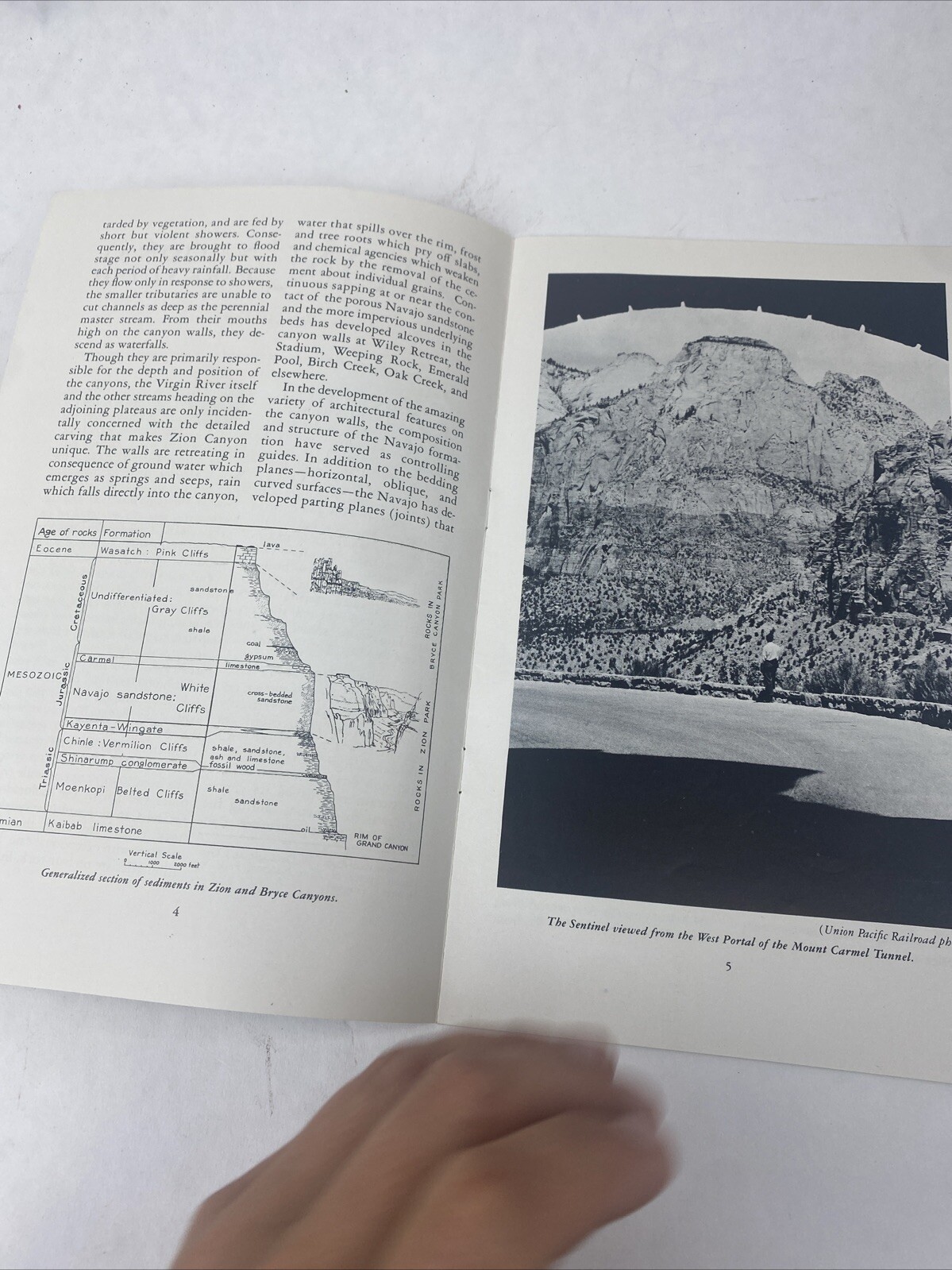1952 Vintage Zion National Park Utah Booklet Visitor’s Guide
