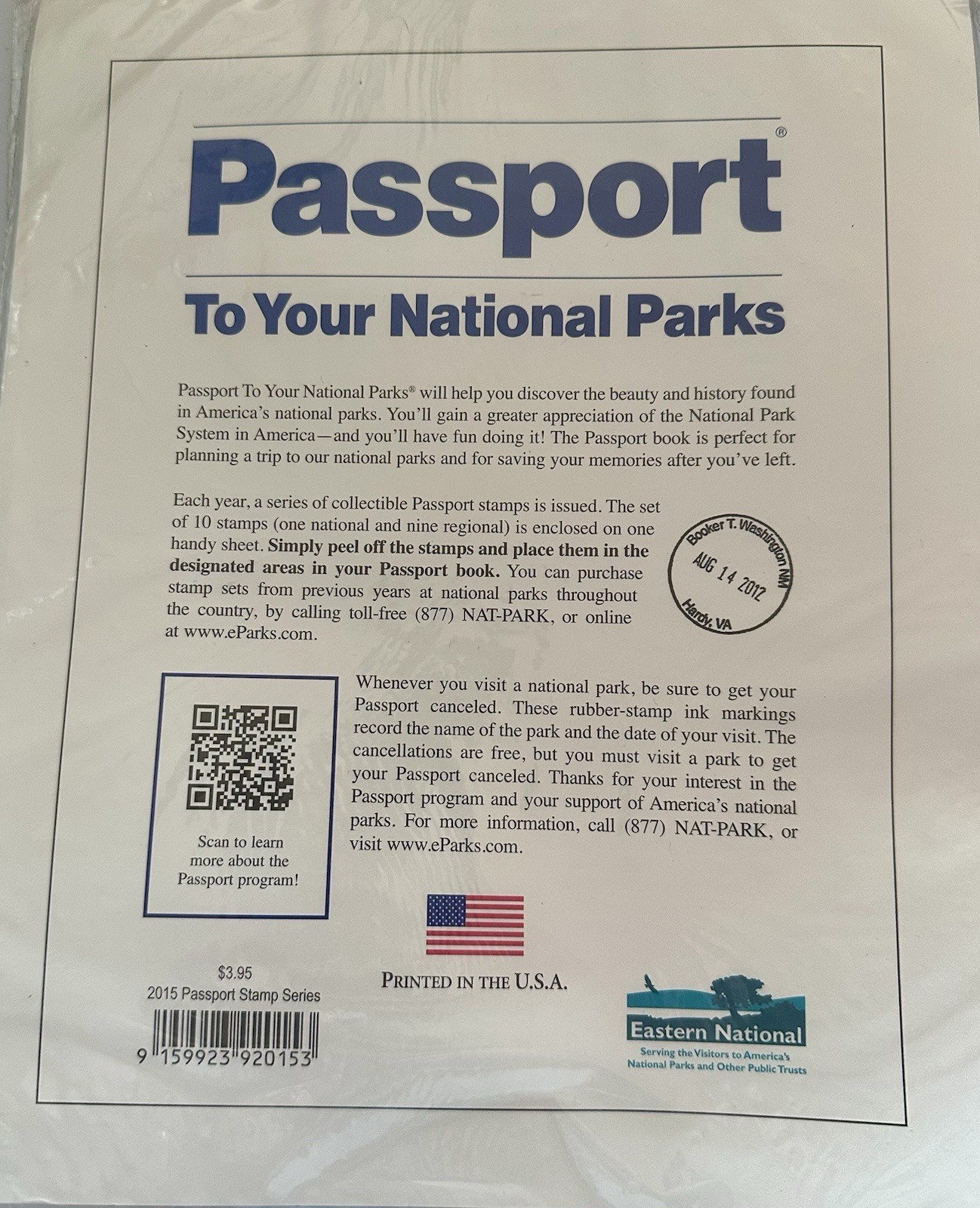 Passport To Your National Parks 2015 Stamp Series Sealed Set of 10 in Factory pk