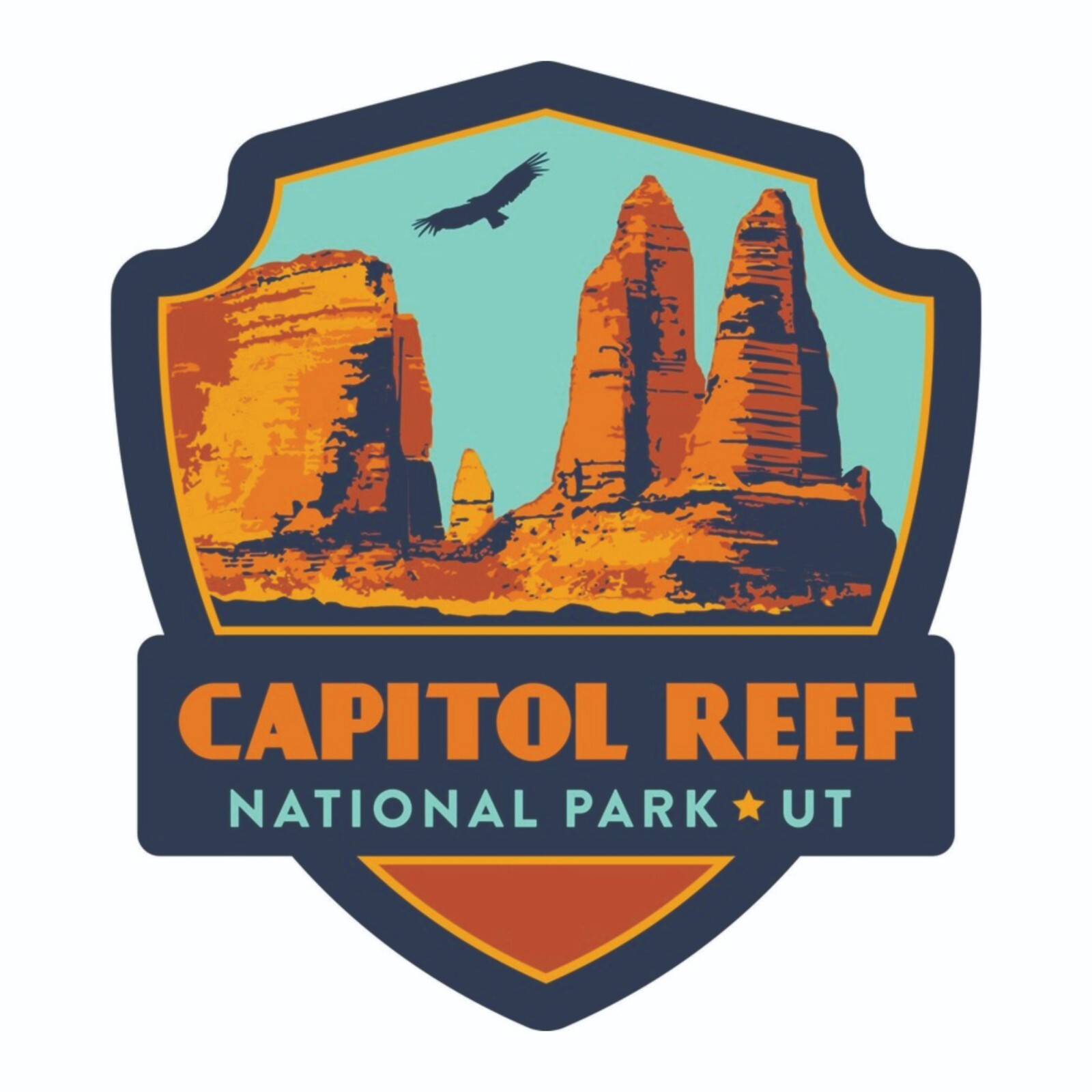 Capitol Reef National Park Sticker Utah National Park Decal