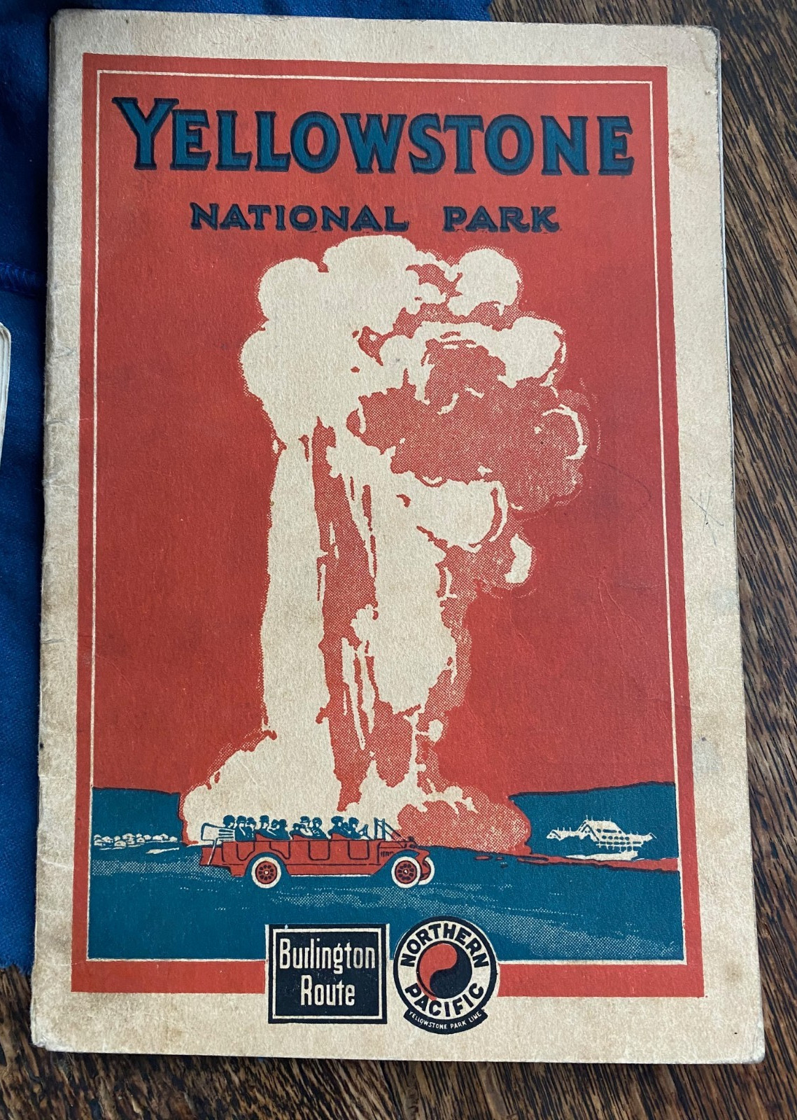 Vintage Brochures 1913, 1926 Yellowstone National Park, Wyoming,Northern Pacific