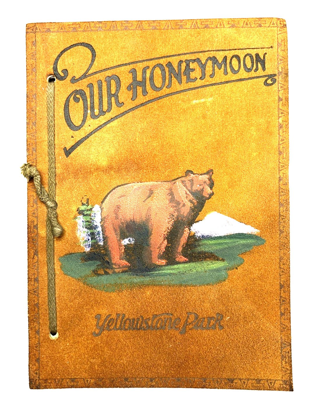 VTG Yellowstone (National) Park 1968 “OUR HONEYMOON” Memory & Photo Album READ