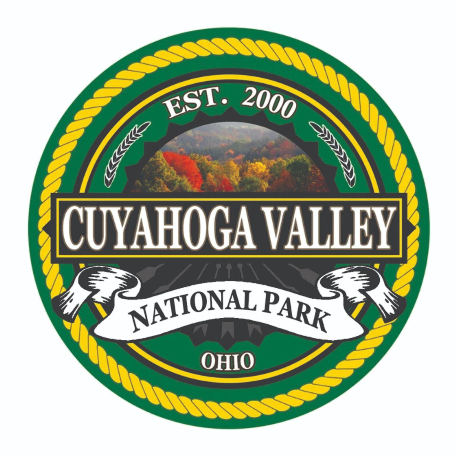 Cuyahoga Valley National Park Sticker Ohio National Park Decal