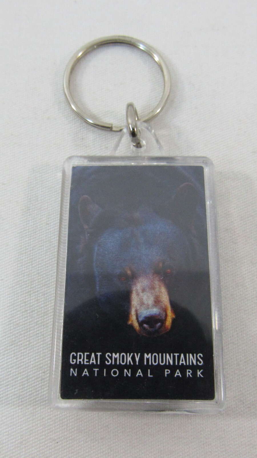 Great Smoky Mountains National Park Black Bear Keychain Thermometer Compass