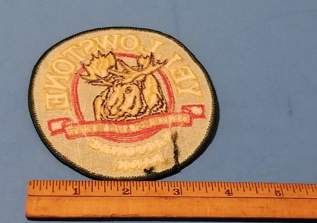 Large Yellowstone National Park Souvenir Patch Oldest and Best Moose