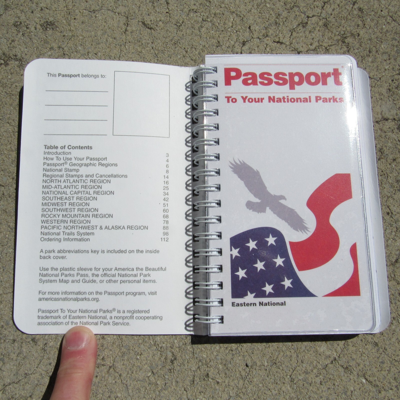 Passport to Your National Parks Stamp Souvenir Book w/ Map Great Smoky Mountains