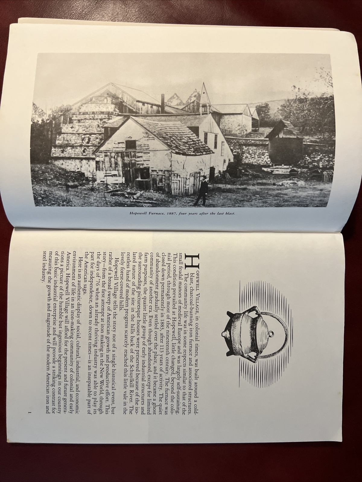 1954 Hopewell Village National Historic Site, Pennsylvania Booklet