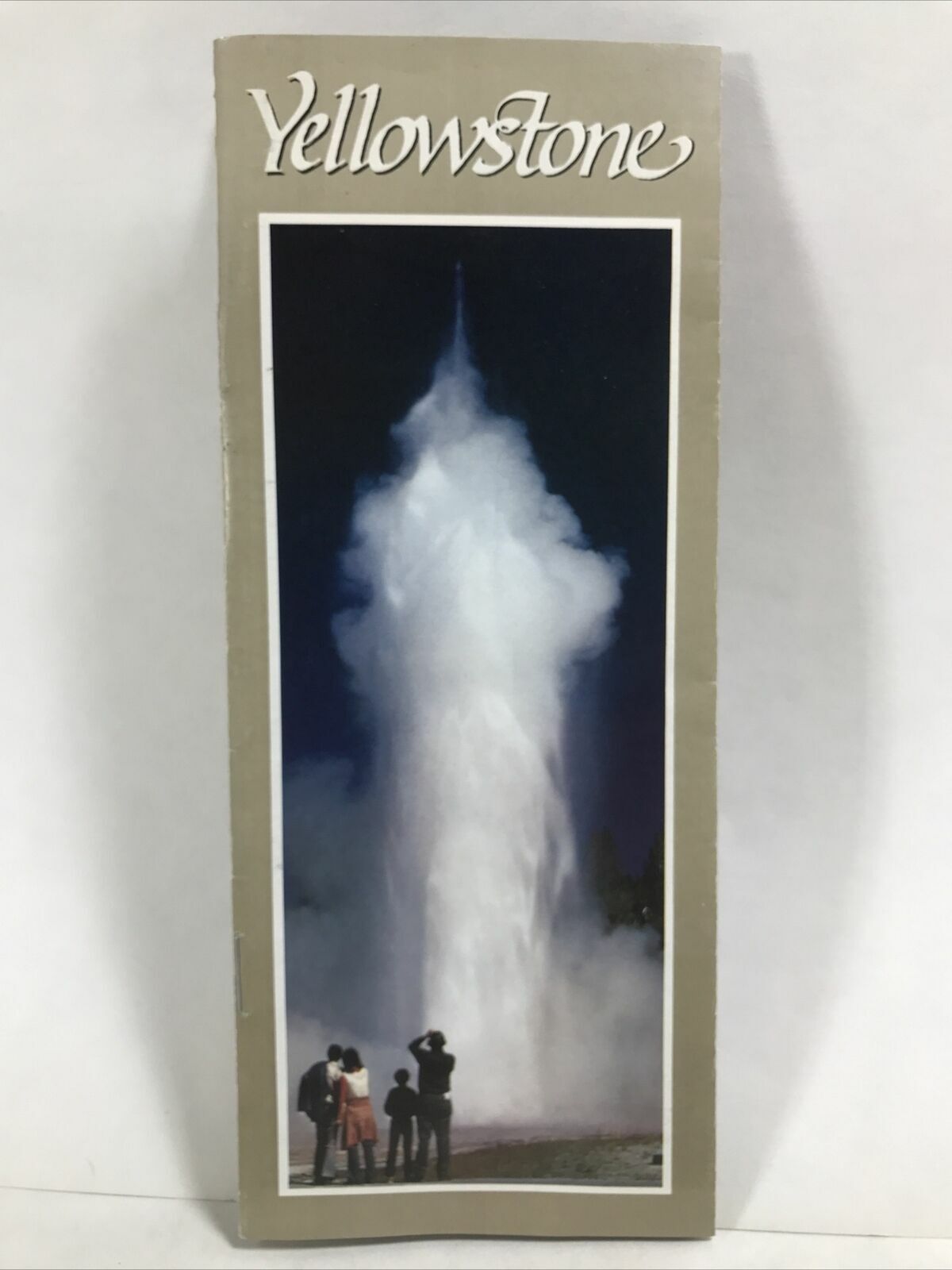 1985 YELLOWSTONE NATIONAL PARK Full Color Travel Brochure Tour Guide & Maps