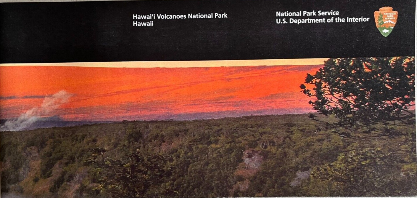 2026 HAWAII VOLCANOES NP – HI NATIONAL PARK SERVICE UNIGRID BROCHURE/MAP New