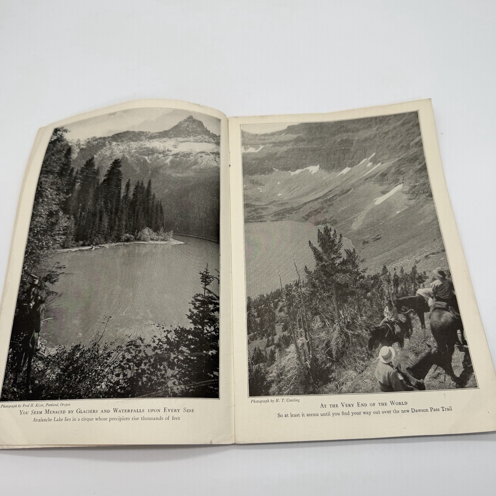 “Glacier” National Park Montana U.S Department of The Interior Booklet – 1930’s