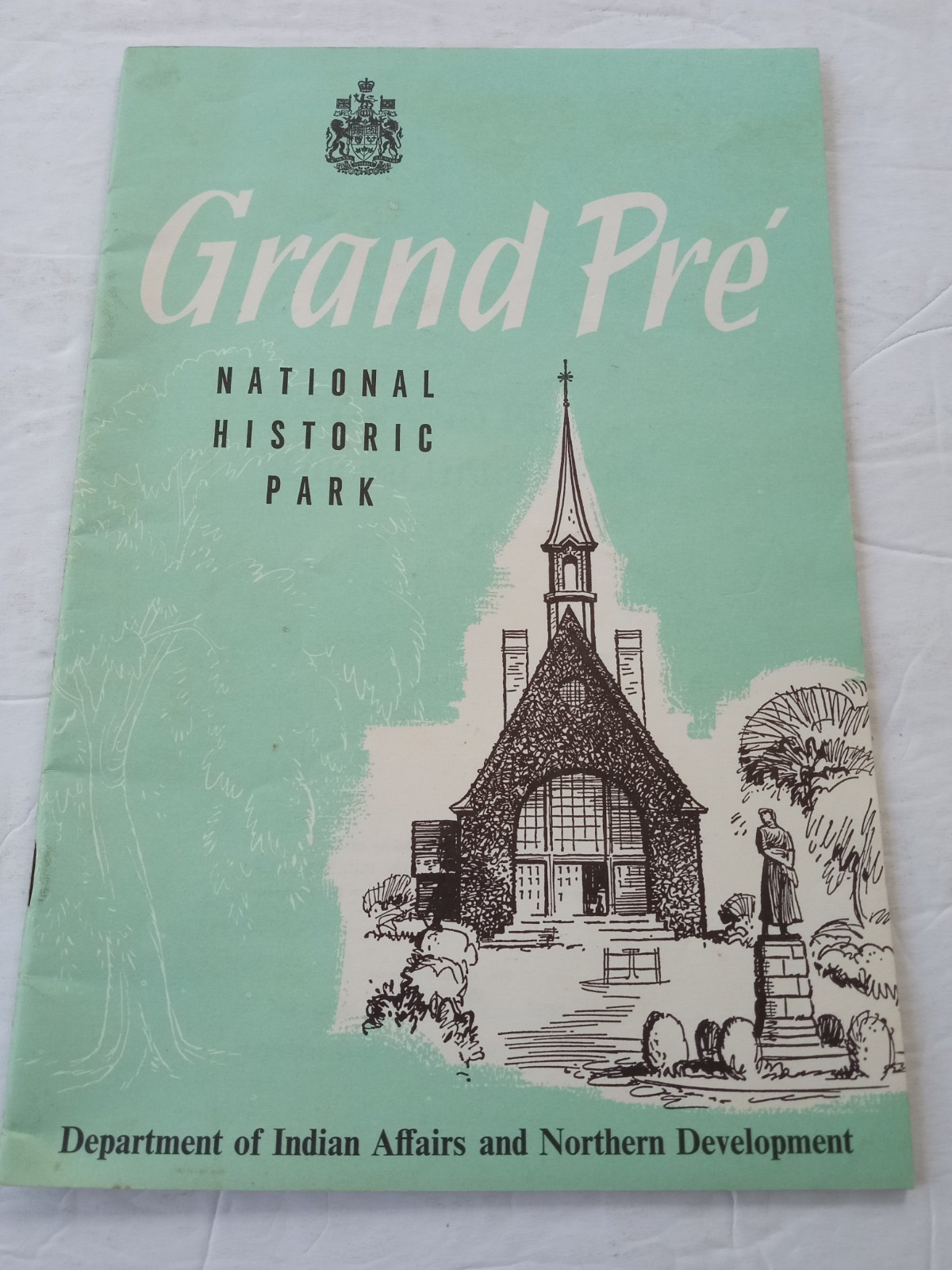 GRAND PRE National Historic Park Nova Scotia Canada Booklet w/ Map 1969