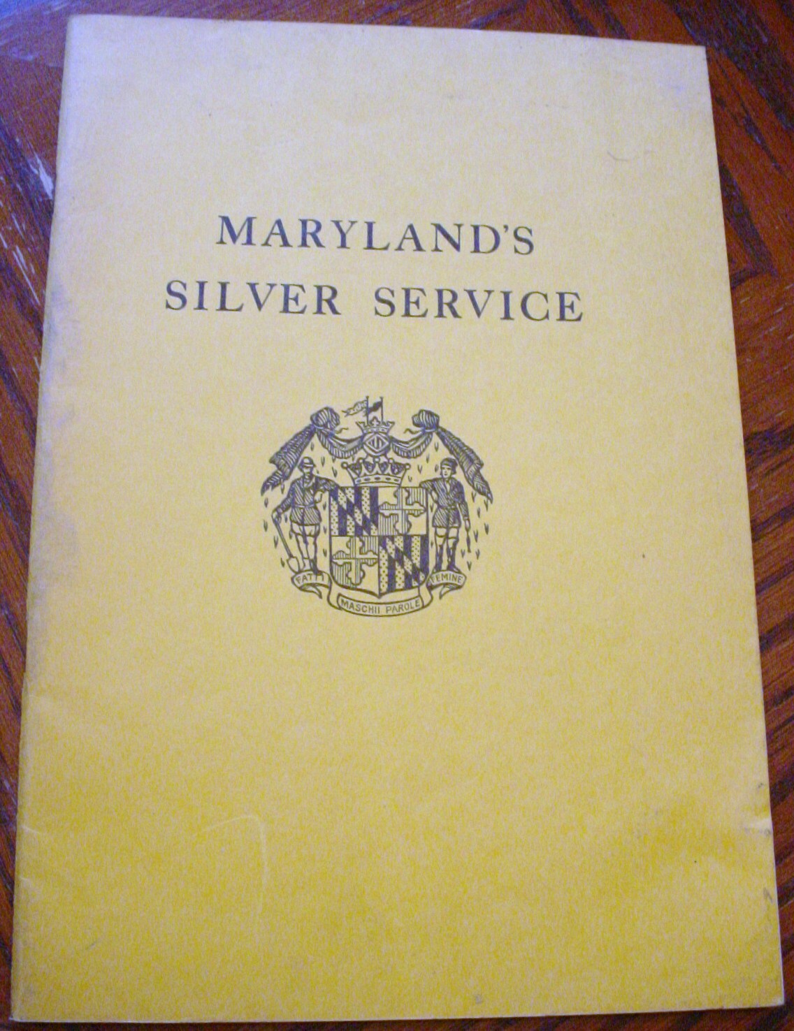 1962 MARYLAND’S SILVER SERVICE BOOKLET