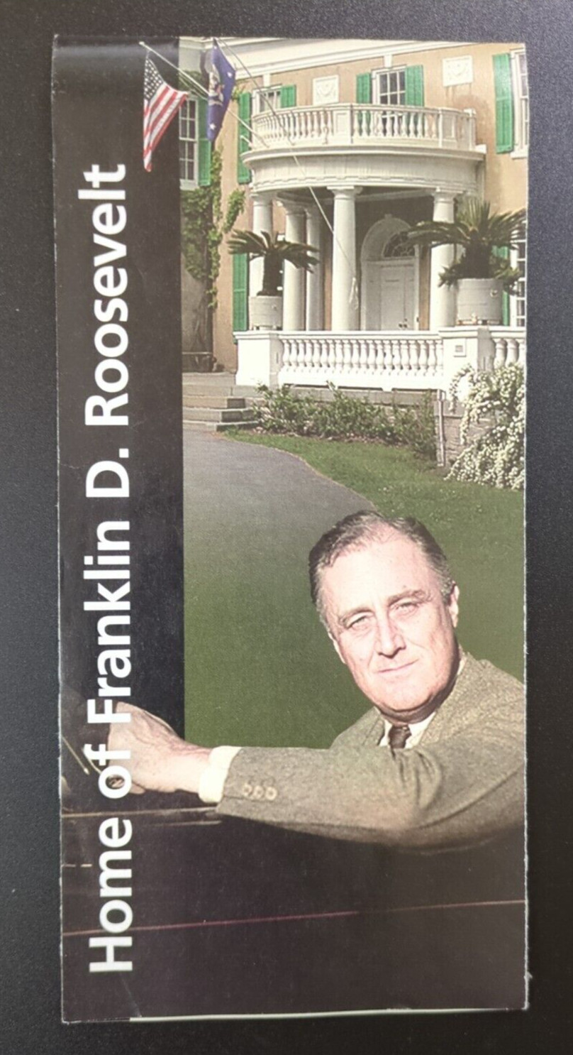 2015 Home of Franklin D. Roosevelt NY National Park Service Brochure Vtg