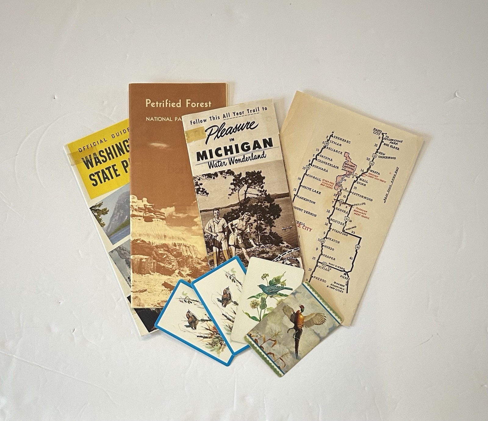 Lot Of Vintage Outdoor and Travel National Parks Ephemera and Maps